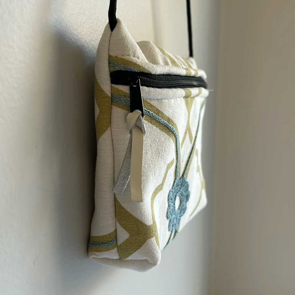 NWT SIMPLE SACKS Tapestry Crossbody Bag, Made in NH USA